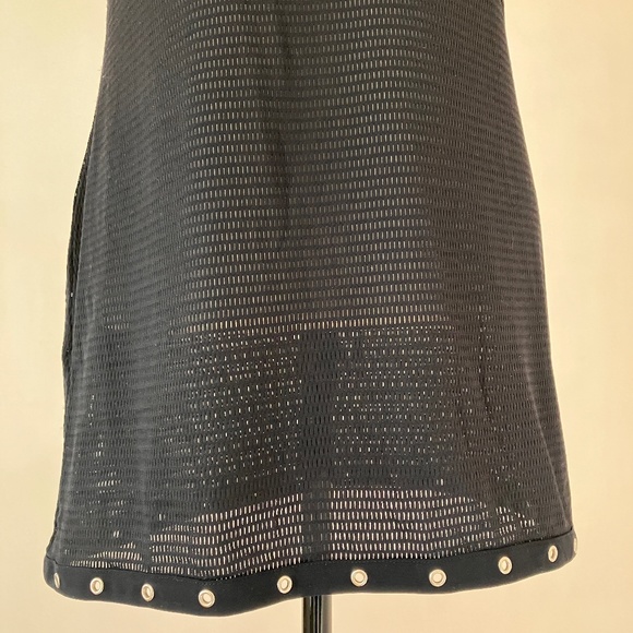 SHAN BLACK MESH & GROMMETS COVERUP - Picture 6 of 13